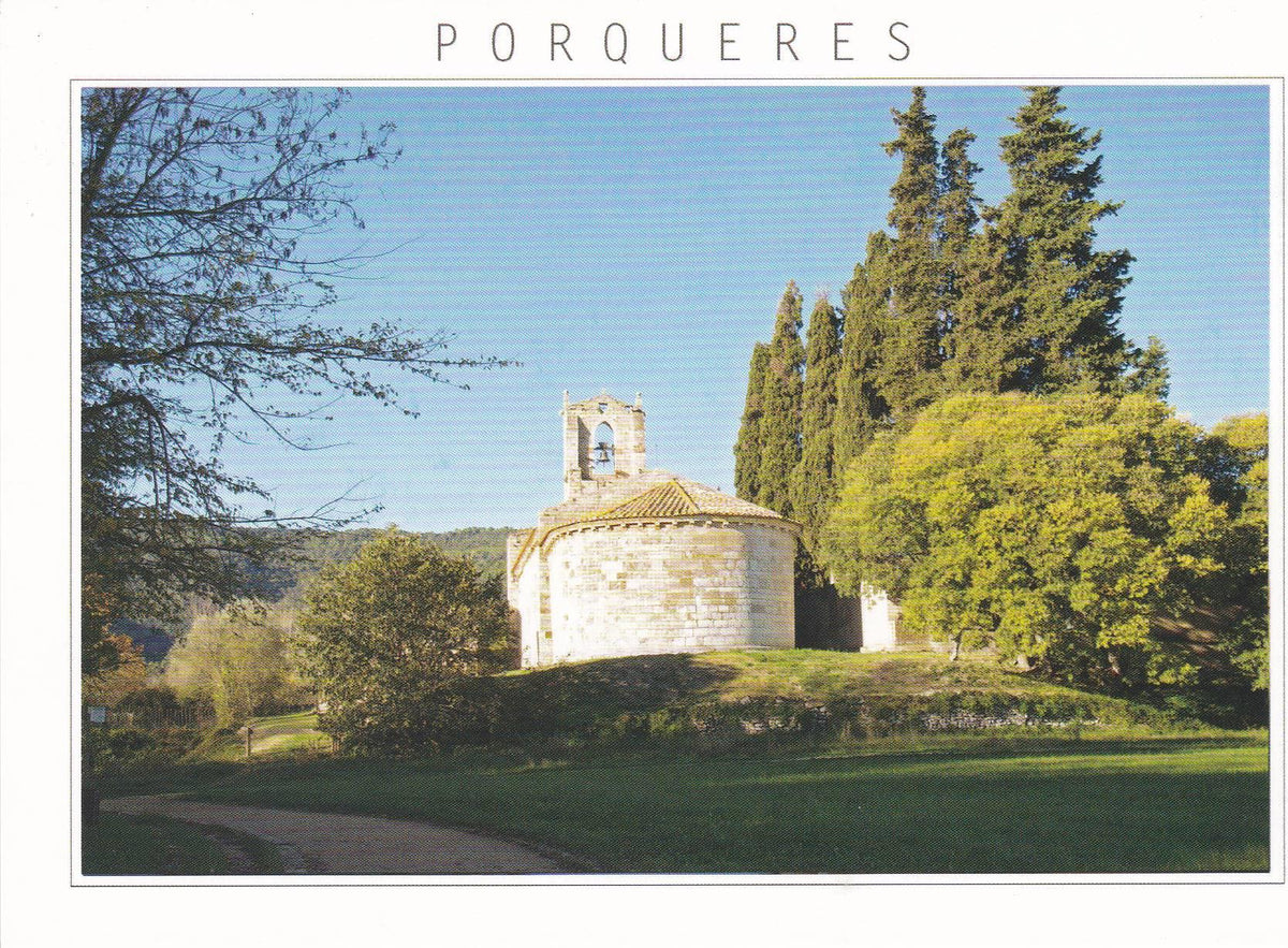POSTAL B8382: PORQUERES: IGLESIA ROMANICA S XII
