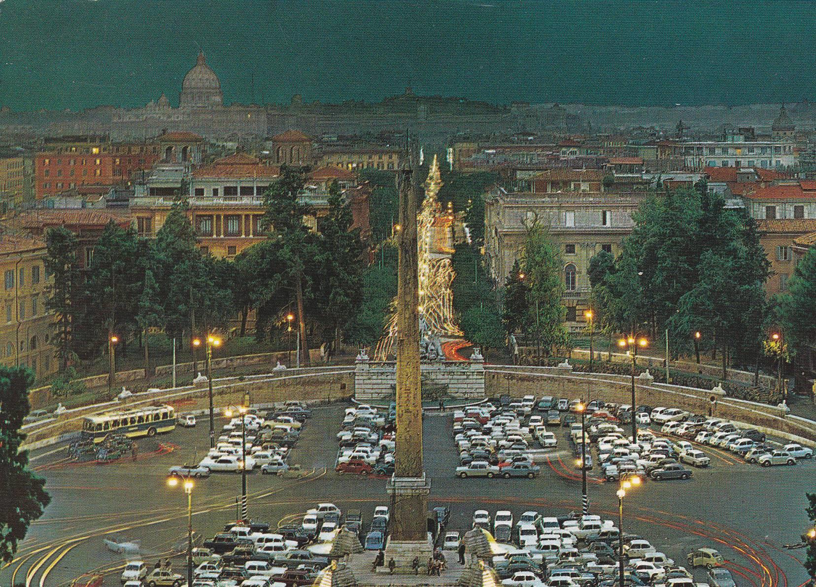 POSTAL B8389: ROMA: PIAZZA DEI POPOLO