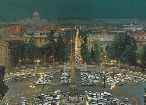 POSTAL B8389: ROMA: PIAZZA DEI POPOLO
