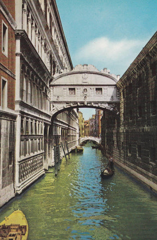 POSTAL B8409: VENECIA: PUENTE DE LOS SUSPIROS