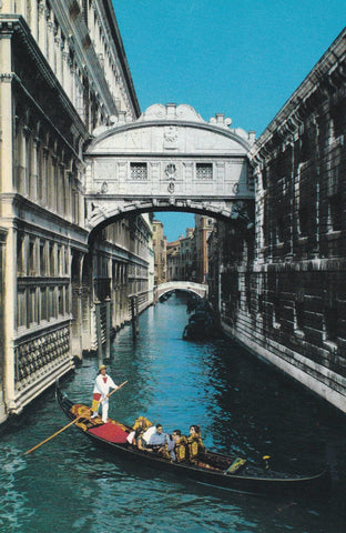 POSTAL B8412: VENECIA: PUENTE DE LOS SUSPIROS