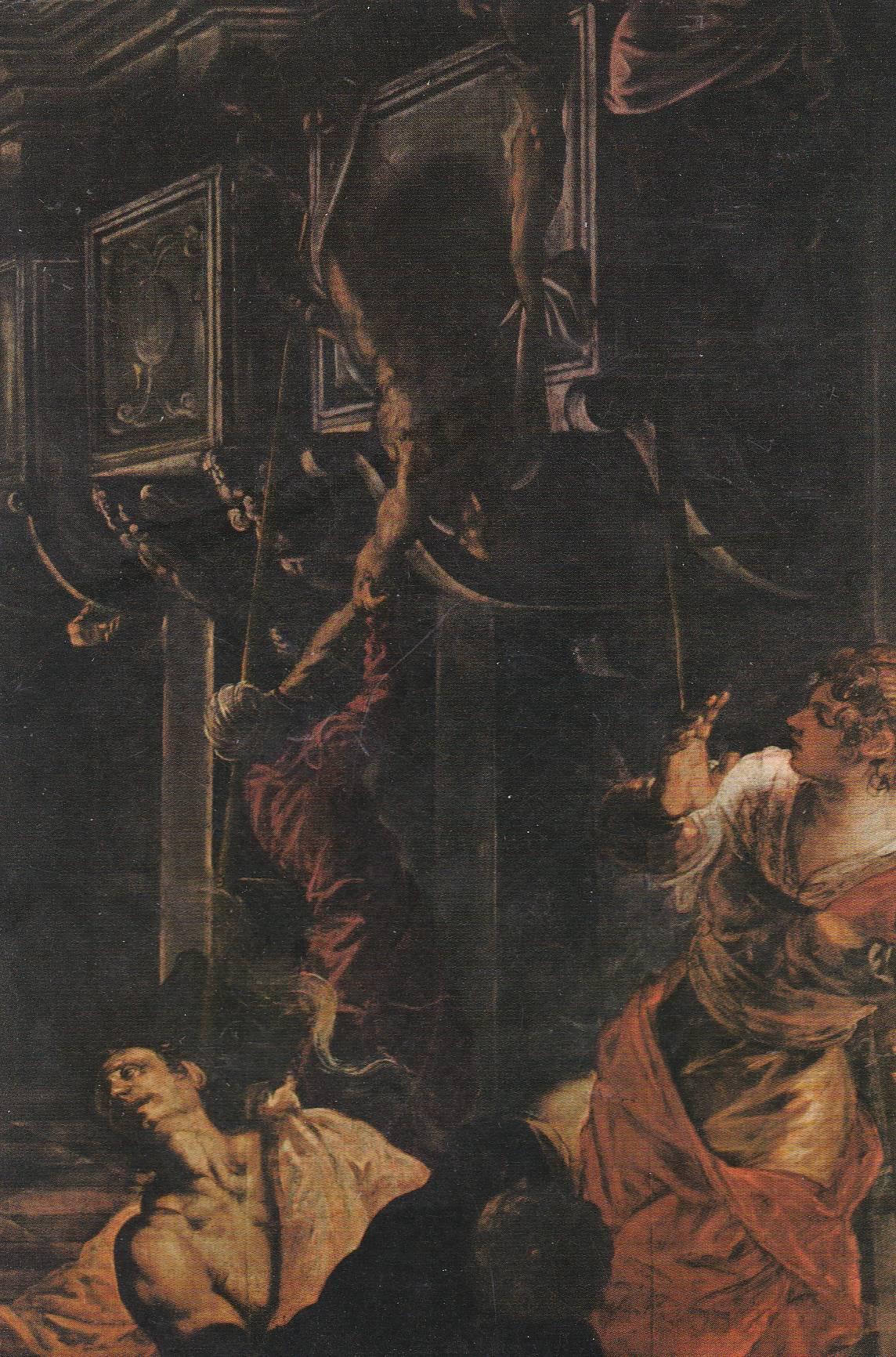 POSTAL B8433: TINTORETTO: MILAGRO DE SAN MARCOS