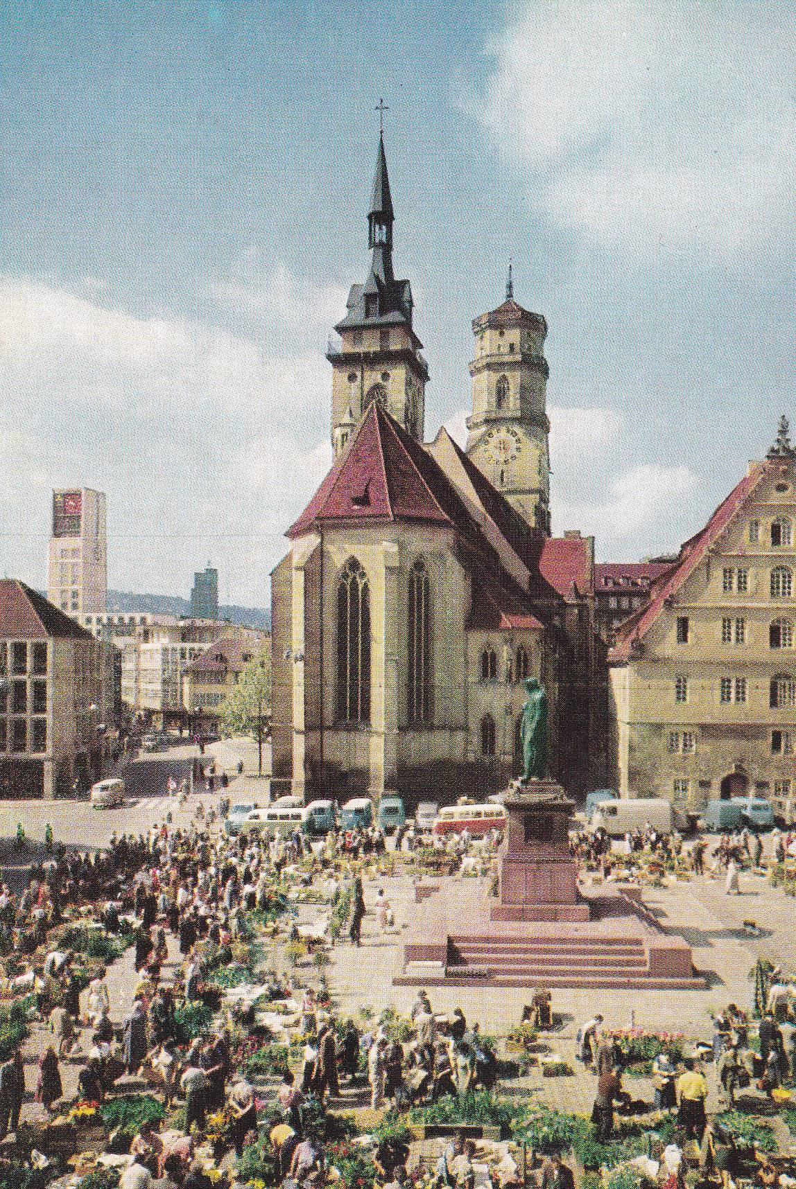 POSTAL B8453: STUTTGART: BOSQUES Y VIÑEDOS
