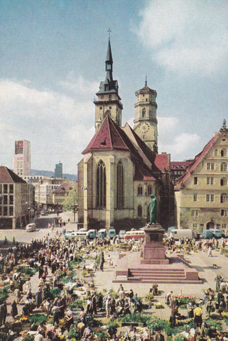 POSTAL B8453: STUTTGART: BOSQUES Y VIÑEDOS