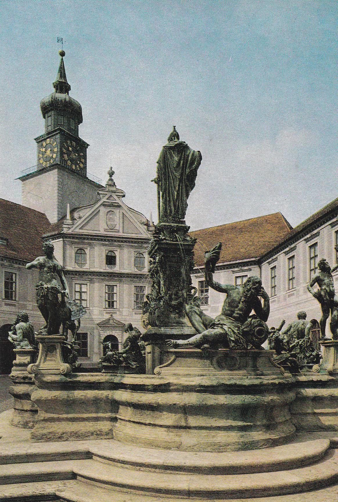 POSTAL B8457: MUNIC: BRUNNENHOF