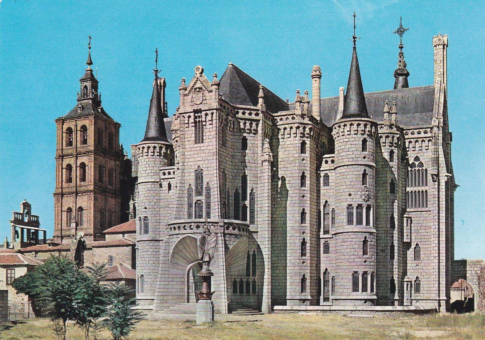 POSTAL B8485: ASTORGA: PALACIO EPISCOPAL