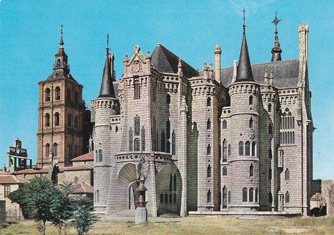POSTAL B8485: ASTORGA: PALACIO EPISCOPAL