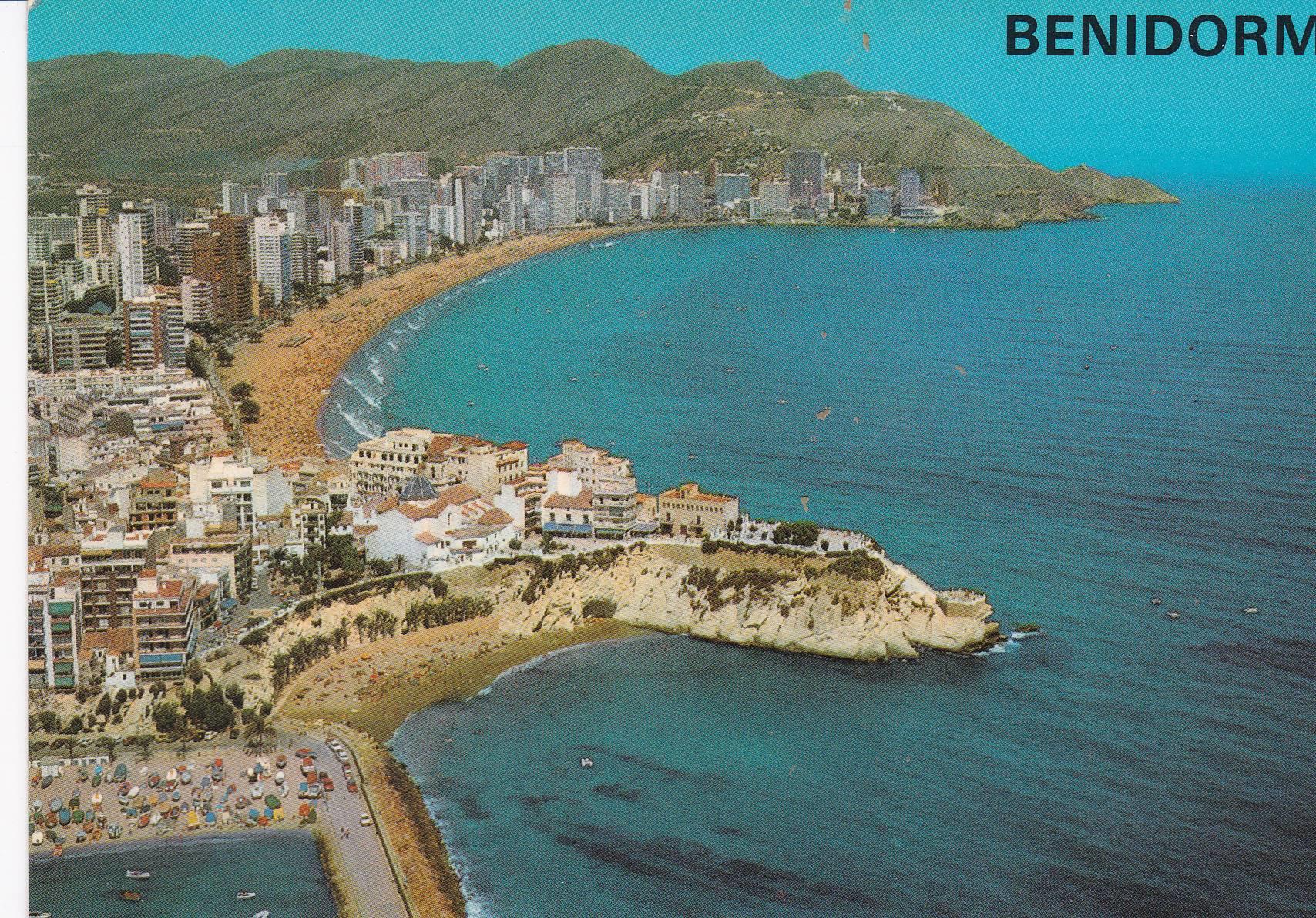 POSTAL B8495: BENIDORM: VISTA AEREA