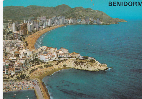 POSTAL B8495: BENIDORM: VISTA AEREA