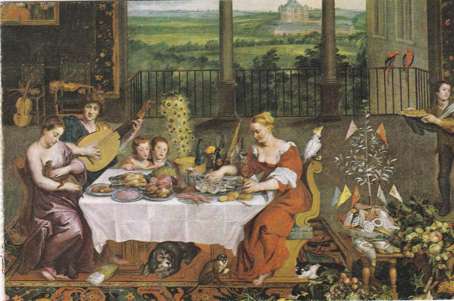 POSTAL B8522: OLEO: BRUEGHEL DE VELOURS