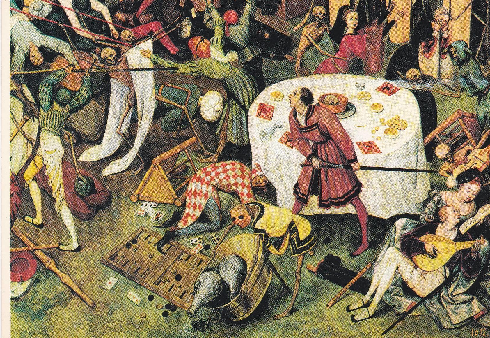 POSTAL B8529: PIETER BRUEGHEL: EL TRIUMFO DE LA MUERTE