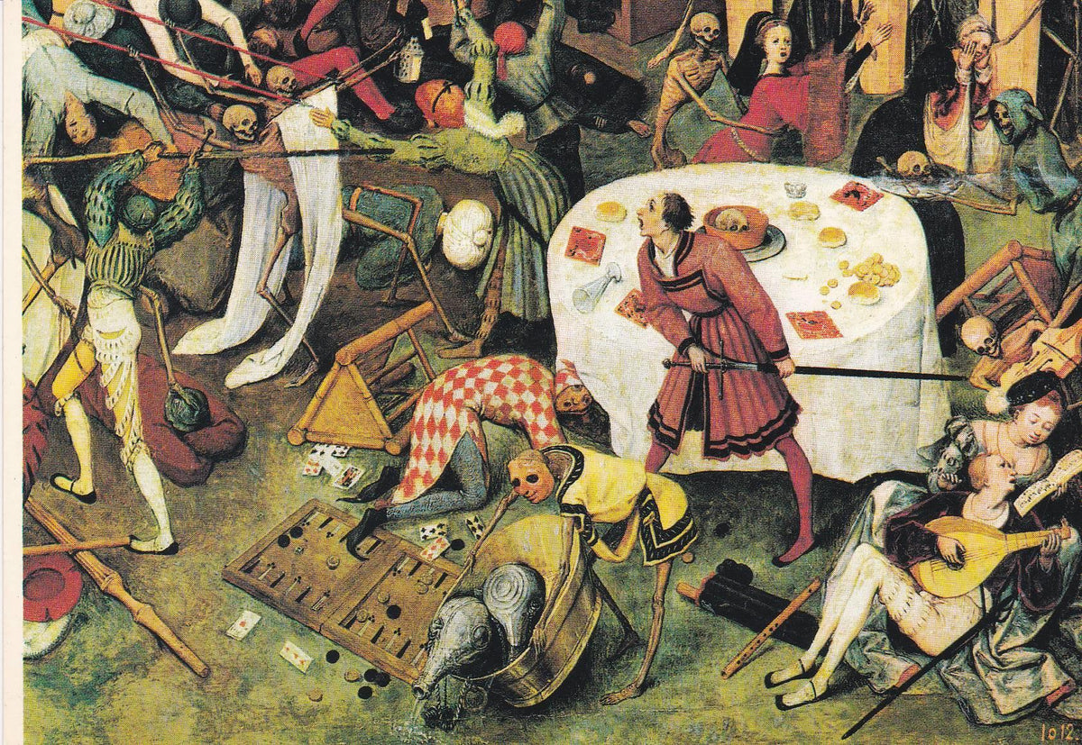 POSTAL B8529: PIETER BRUEGHEL: EL TRIUMFO DE LA MUERTE