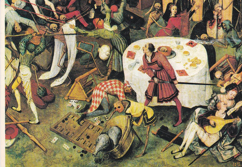 POSTAL B8529: PIETER BRUEGHEL: EL TRIUMFO DE LA MUERTE