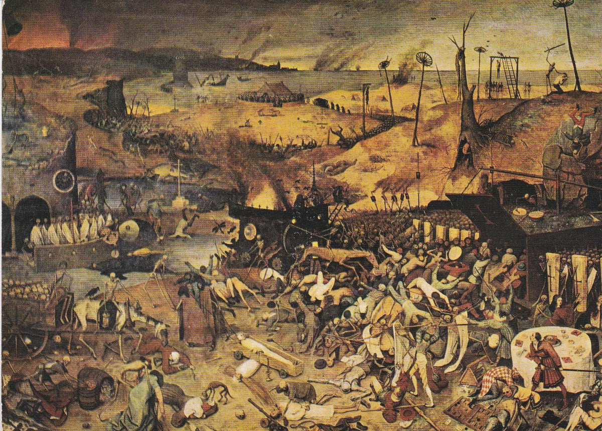 POSTAL B8530: PIETER BRUEGHEL: EL TRIUMFO DE LA MUERTE