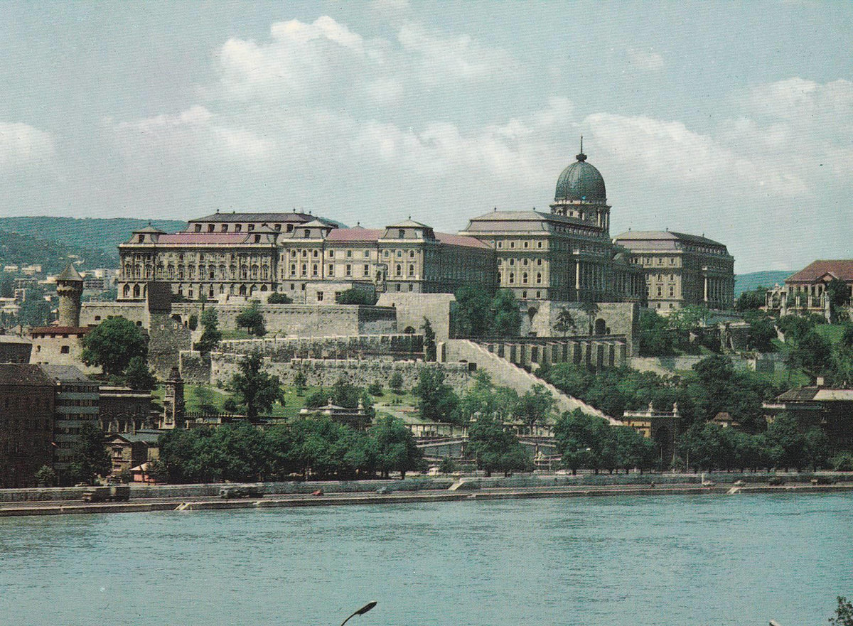 POSTAL B8542: BUDAPEST: VISTA AEREA DEL CASTILLO
