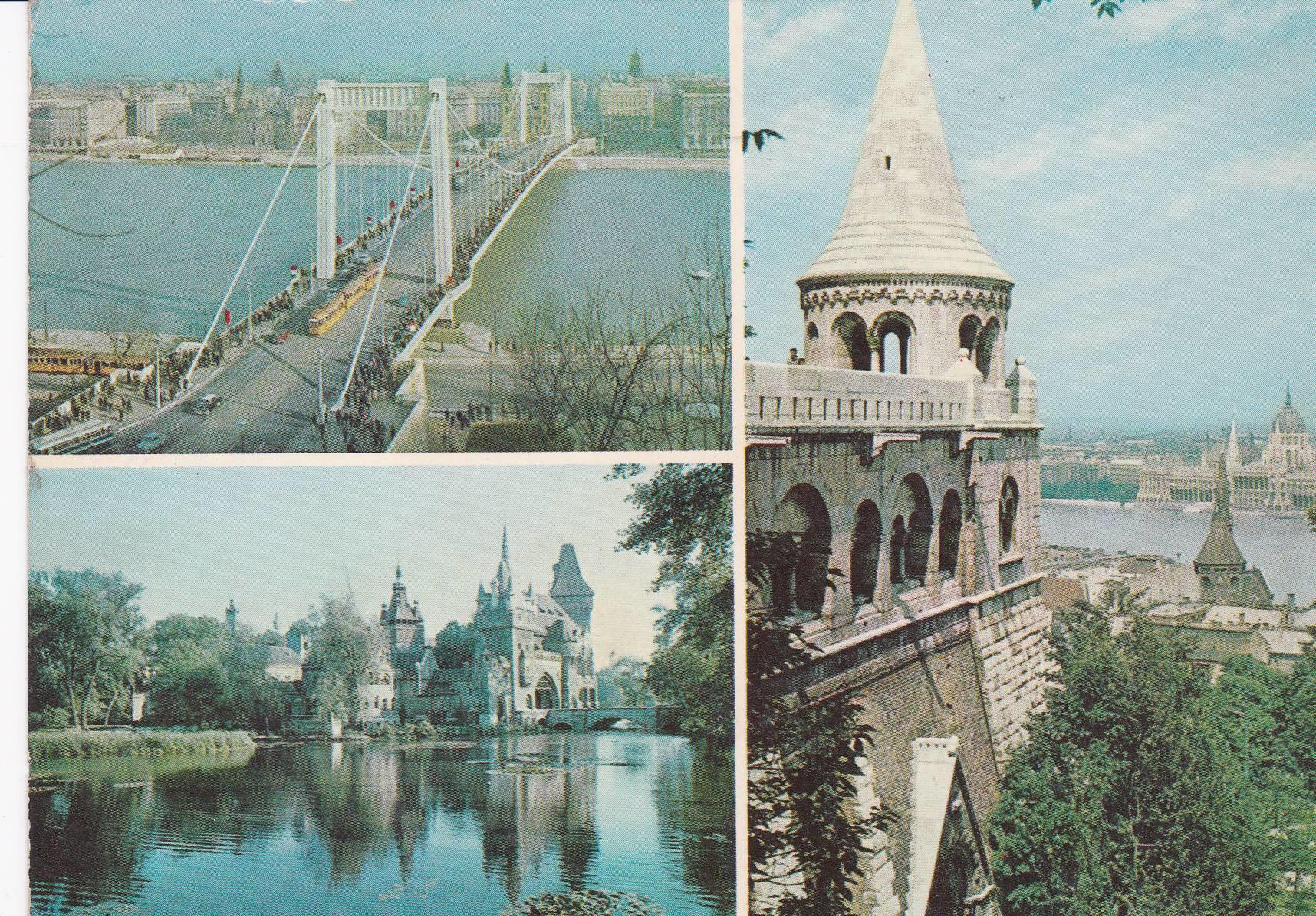 POSTAL B8545: BUDAPEST: DIVERSOS ASPECTOS