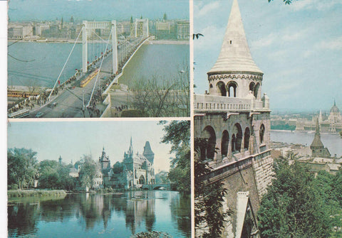 POSTAL B8545: BUDAPEST: DIVERSOS ASPECTOS