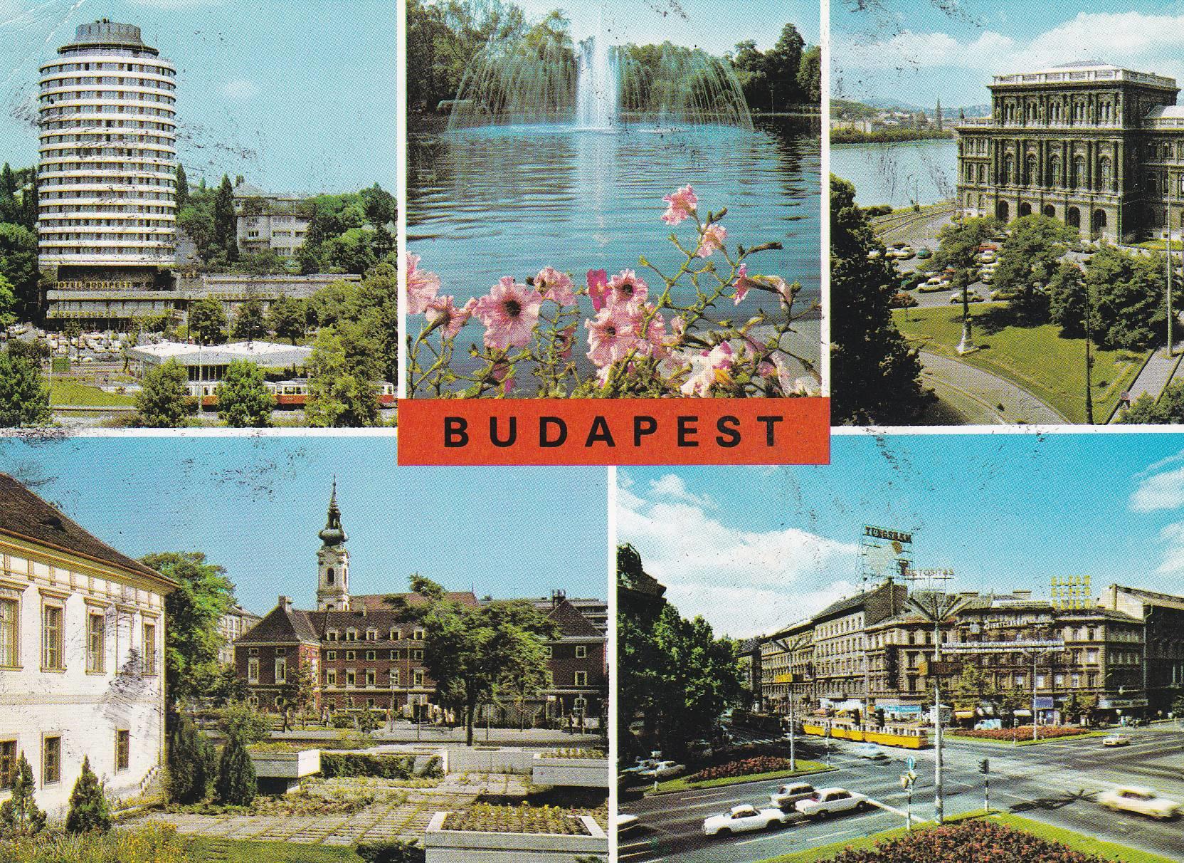 POSTAL B8550: BUDAPEST: DIVERSOS ASPECTOS