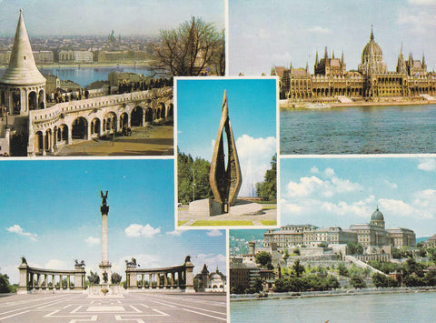 POSTAL B8551: BUDAPEST:DIVERSOS ASPECTOS