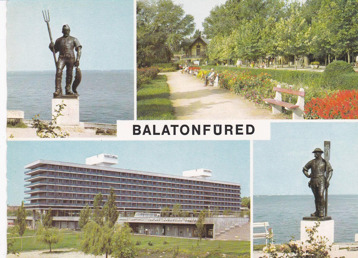 POSTAL B8564: BUDAPEST: BALATONFURED