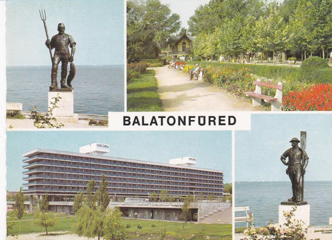 POSTAL B8564: BUDAPEST: BALATONFURED