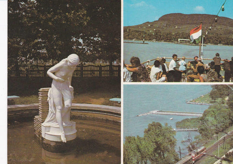 POSTAL B8565: BUDAPEST: BALATON. DIVERSOS ASPECTOS