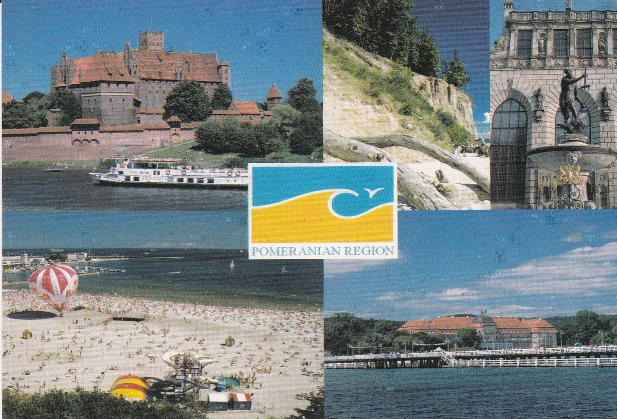 POSTAL B8572: POLONIA: REGION POMERANIA