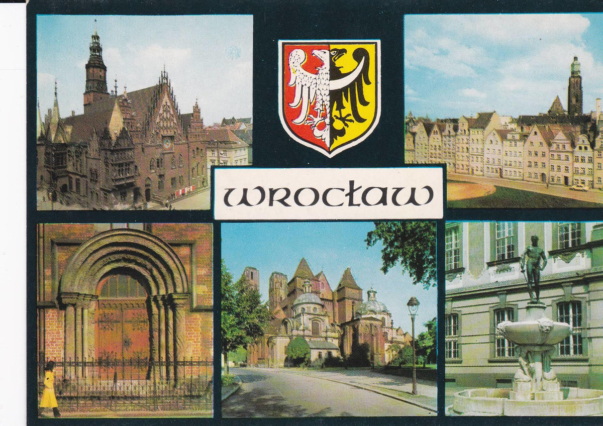 POSTAL B8584: PRAGA: WROCLAW. DIVERSOS ASPECTOS