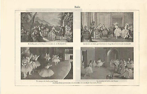 LAMINA ESPASA 30733: Pinturas de la  Coleccion del Conde de Camondo Paris