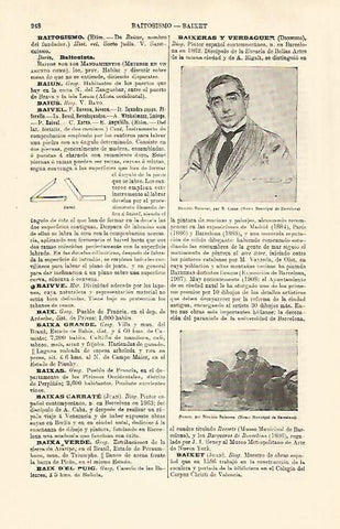 LAMINA ESPASA 30739: Dionisio Baixeras por Ramon Casas