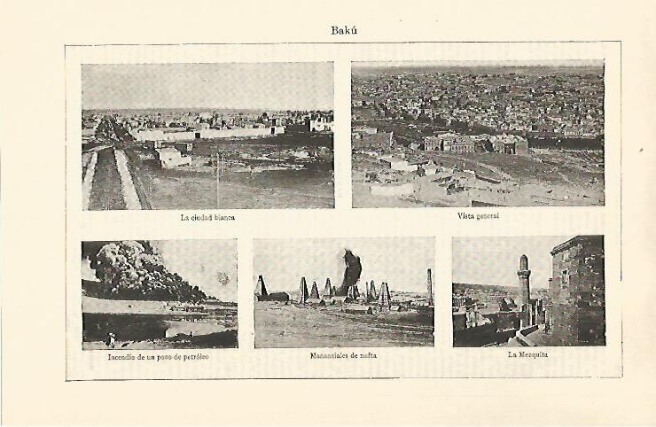 LAMINA ESPASA 30741: Vistas de Baku Rusia