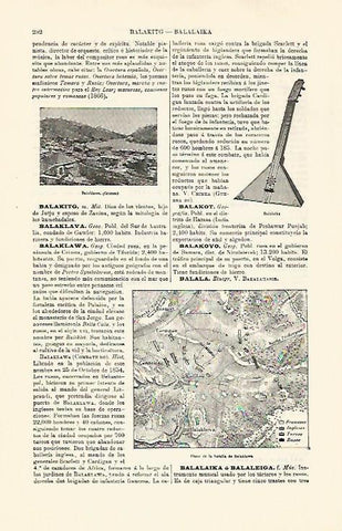LAMINA ESPASA 30742: Plano de la Batalla de Balaklawa