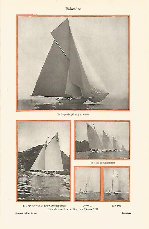 LAMINA ESPASA 30743: Balandros del rey Alfonso XIII