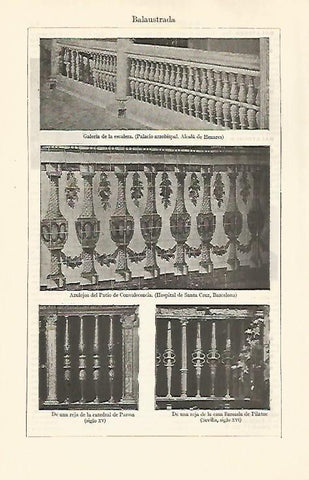 LAMINA ESPASA 30746: Balaustrada