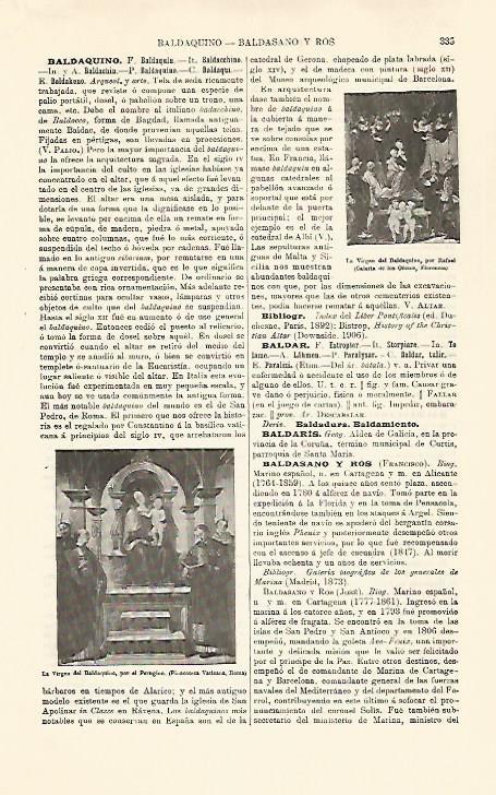 LAMINA ESPASA 30749: La Virgen del Baldaquino por Perugino