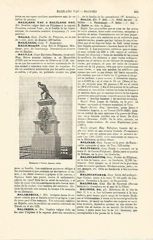 LAMINA ESPASA 30753: Monumento a Balilla en Genova Italia