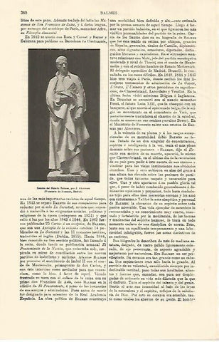 LAMINA ESPASA 30755: Estatua de Balmes por J. Alcoverro