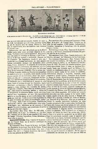 LAMINA ESPASA 30766: Ballesteros del Ejercito de España