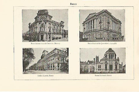 LAMINA ESPASA 30774: Banco Internacional de Comercio de Moscu Nacional de Queensland en Australia Credito Lyones de Paris y Banco Nacional de Gante