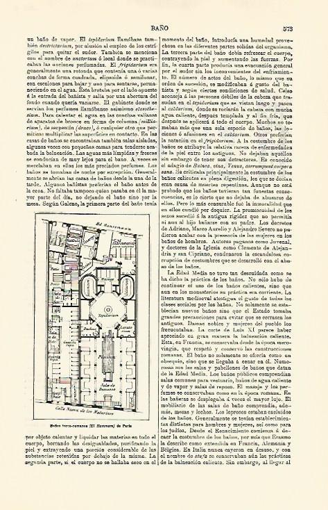 LAMINA ESPASA 30786: Baños turco-romanos de Paris