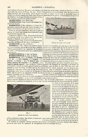 LAMINA ESPASA 30840: Barquillas de dirigibles de Francia e Italia