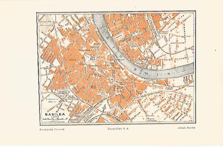 LAMINA ESPASA 30857: Plano de Basilea Suiza