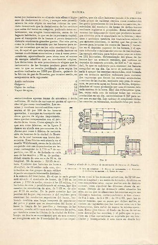 LAMINA ESPASA 30871: Planta y alzado de la Fabrica de Incineracion de Basuras de Bruselas