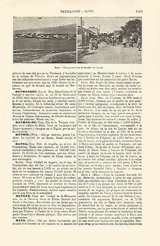 LAMINA ESPASA 30879: Calle del mercado de Batna Argelia