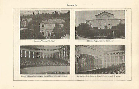 LAMINA ESPASA 30898: Edificios de Bayreuth Alemania