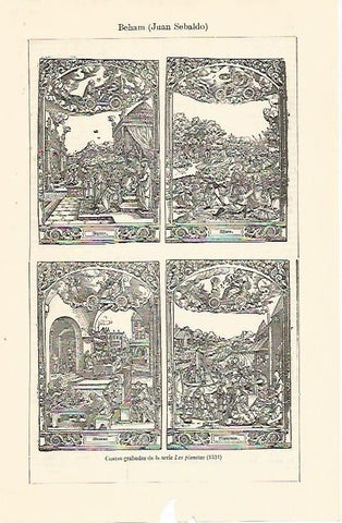 LAMINA ESPASA 30916: Los Planetas por J. S. Beham
