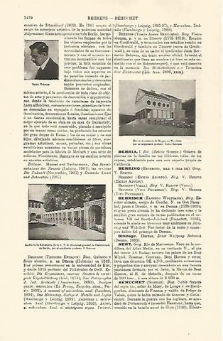 LAMINA ESPASA 30917: Jardin de la Exposicion de Berlin