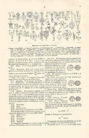 LAMINA ESPASA 30919: Filigranas de papel con la letra B