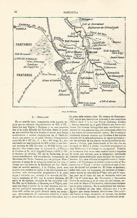 LAMINA ESPASA 30924: Plano de Babilonia