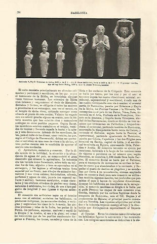 LAMINA ESPASA 30927: Estatuillas de Babilonia